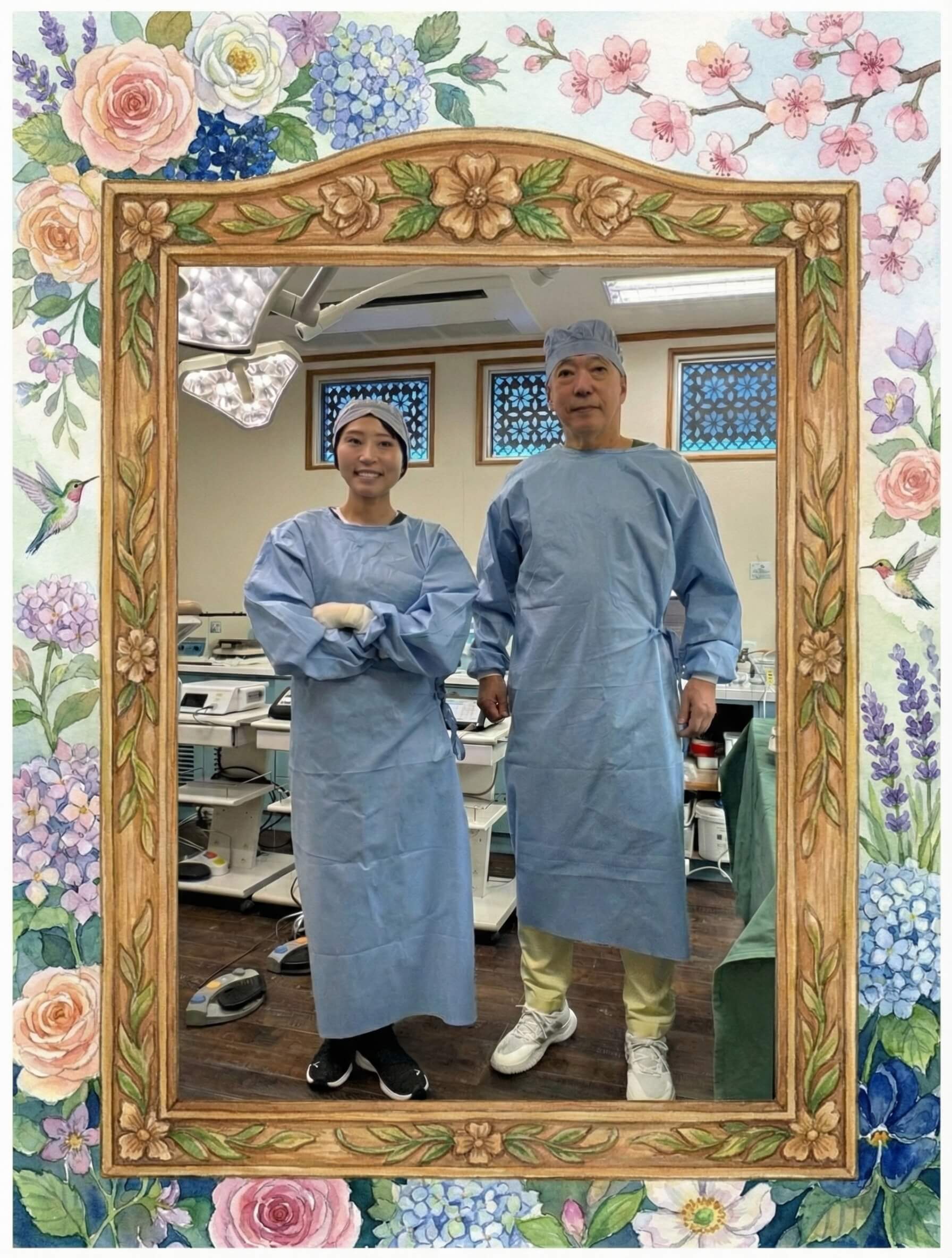 院長と後継者の2ショット